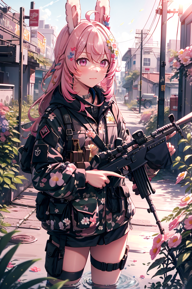 22836-2463627261-masterpiece, best quality, 1girl, solo, long hair, hair ornament, holding sniper riffle, rabbit ears, pink hair, flower, army cl.png